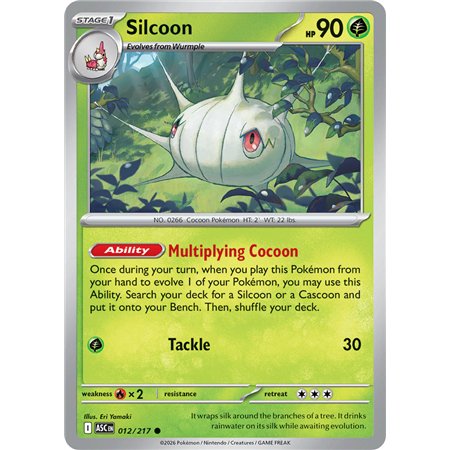 Silcoon (Common/Reverse Holofoil)