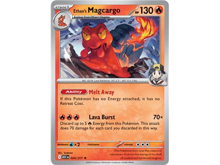 Ethan's Magcargo (Rare/Reverse Holofoil)