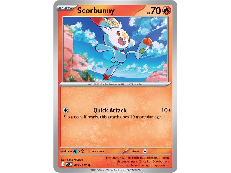 Scorbunny (Common/Reverse Holofoil)
