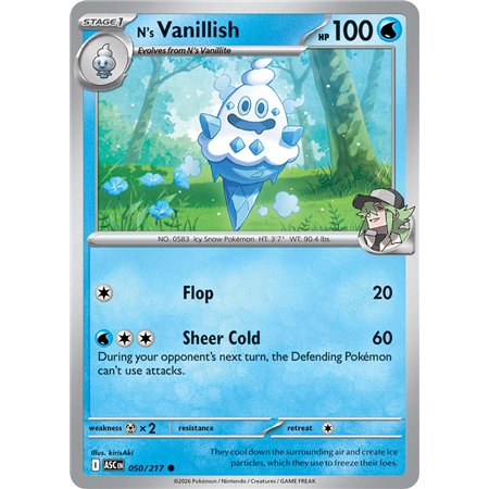N's Vanillish (Common/Reverse Holofoil)