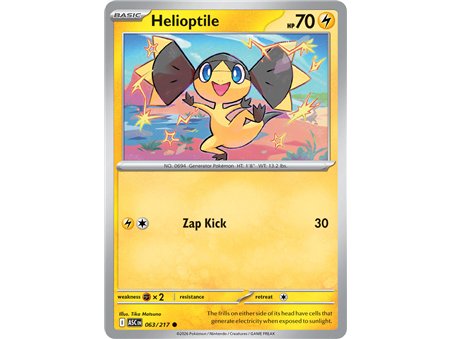 Helioptile (Common/Reverse Holofoil)