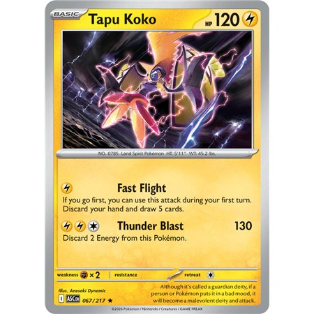 Tapu Koko (Rare/Reverse Holofoil)