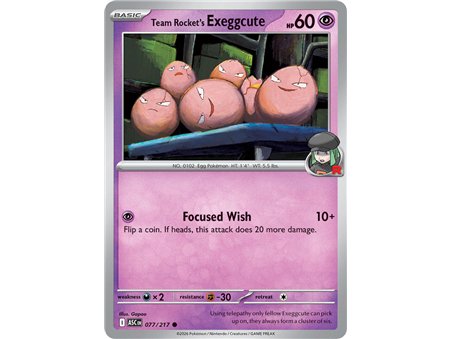 Team Rocket's Exeggcute (Common/Reverse Holofoil)