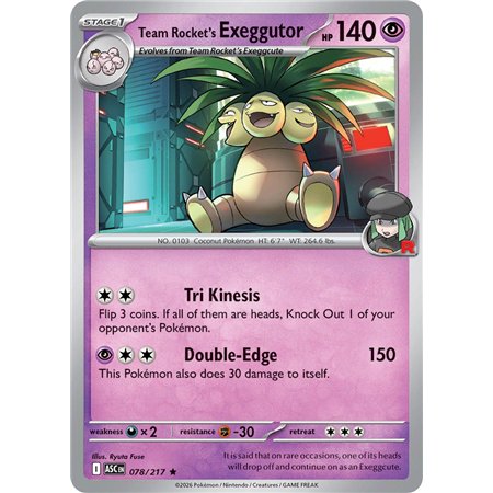 Team Rocket's Exeggutor (Rare/Reverse Holofoil)