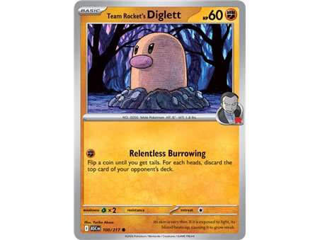 Team Rocket's Diglett (Common/Reverse Holofoil)