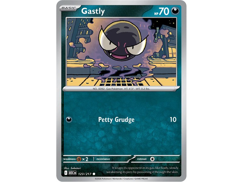 Gastly (Common/Reverse Holofoil)