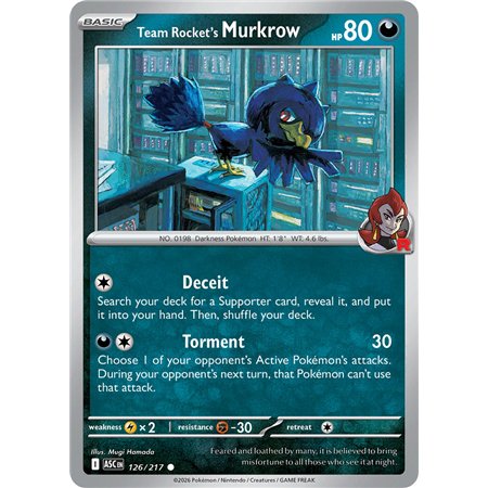 Team Rocket's Murkrow (Common/Reverse Holofoil)