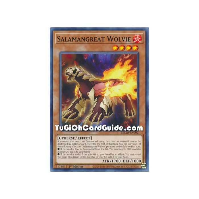 Salamangreat Wolvie – 2020 Tin of Lost Memories | Carta YUGIOH en México