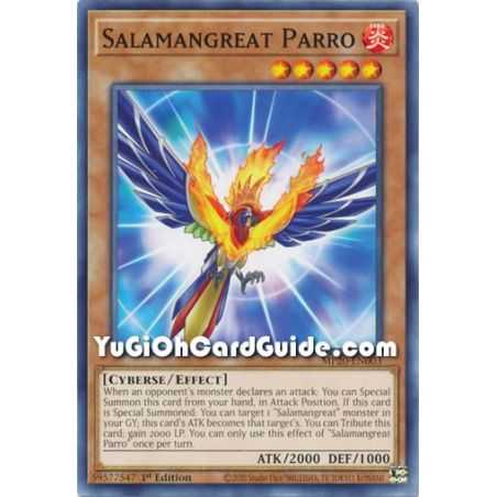 Salamangreat Parro – 2020 Tin of Lost Memories | Carta YUGIOH en México