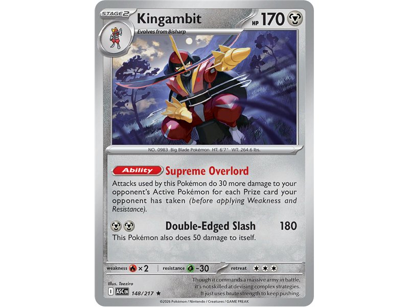 Kingambit (Rare/Reverse Holofoil)