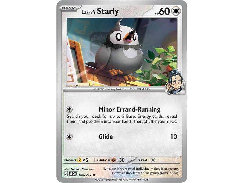 Larry's Starly (Common/Reverse Holofoil)