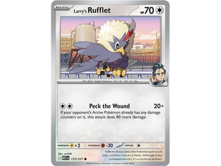 Larry's Rufflet (Common/Reverse Holofoil)