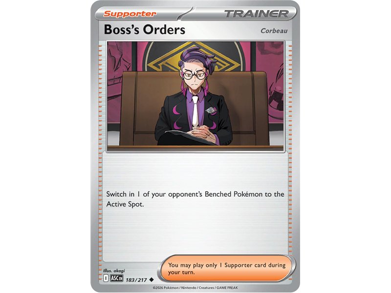 Boss's Orders (Corbeau) (Uncommon/Reverse Holofoil)