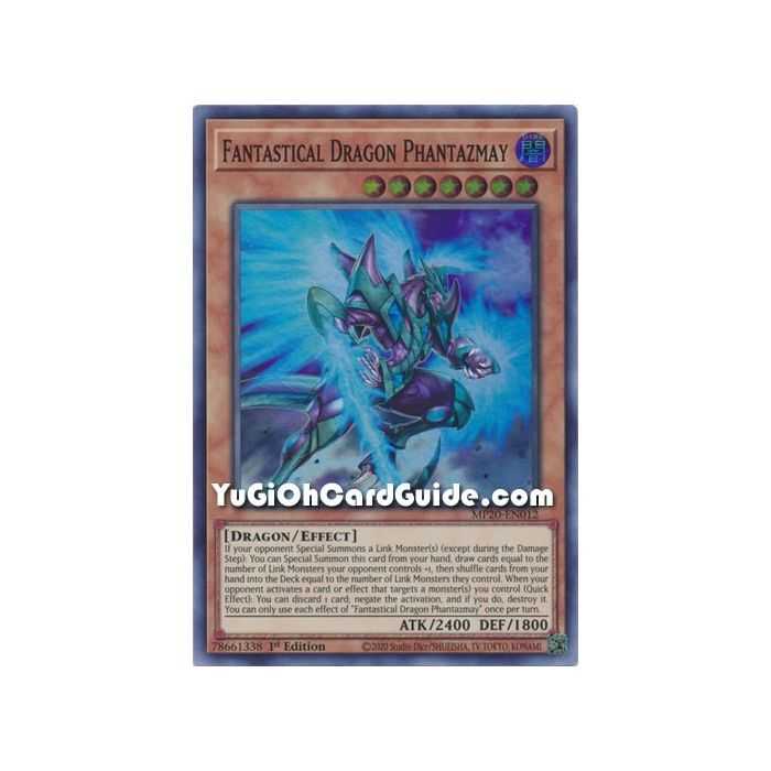Fantastical Dragon Phantazmay (Super Rare) – 2020 Tin of Lost Memories | Carta YUGIOH en México