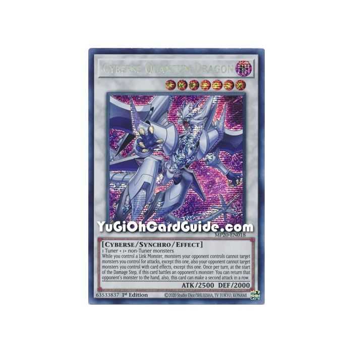 Cyberse Quantum Dragon (Prismatic Secret Rare) – 2020 Tin of Lost Memories | Carta YUGIOH en México