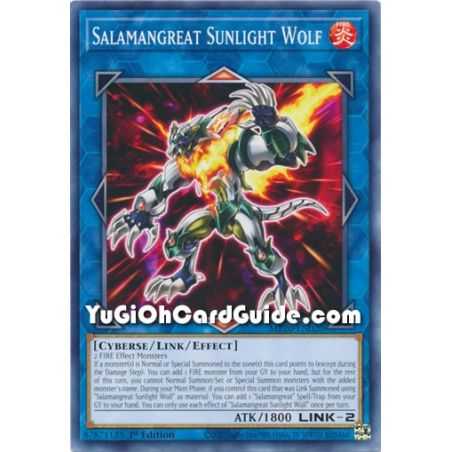Salamangreat Sunlight Wolf (Common) – 2020 Tin of Lost Memories | Carta YUGIOH en México