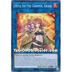 Hiita the Fire Charmer, Ablaze (Common) – 2020 Tin of Lost Memories | Carta YUGIOH en México