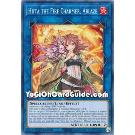 Hiita the Fire Charmer, Ablaze (Common) – 2020 Tin of Lost Memories | Carta YUGIOH en México