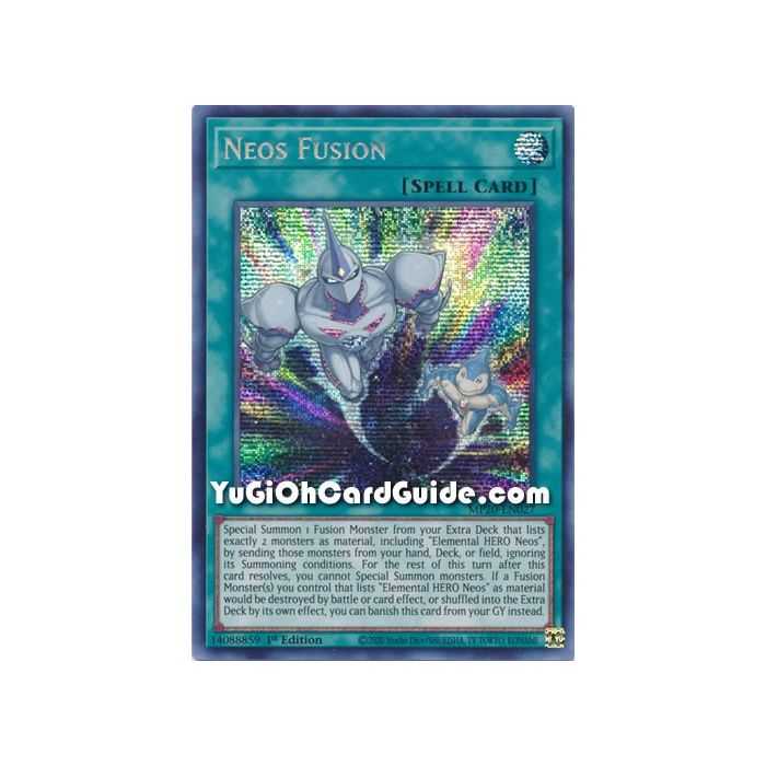 Neos Fusion (Secret Rare) – 2020 Tin of Lost Memories | Carta YUGIOH en México