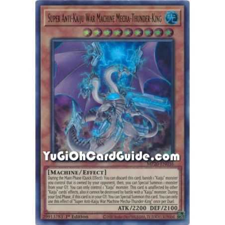 Super Anti-Kaiju War Machine Mecha-Thunder-King (Ultra Rare) – 2020 Tin of Lost Memories | Carta YUGIOH en México