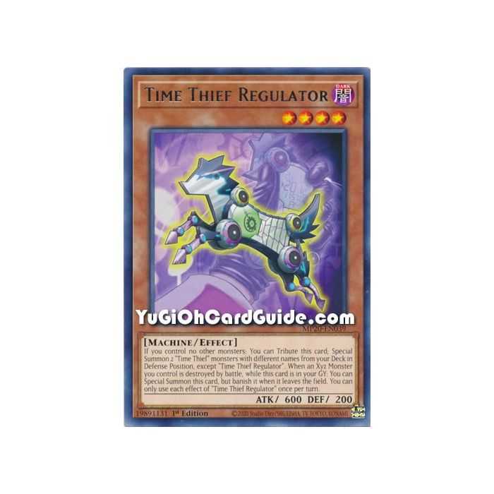 Time Thief Regulator (Rare) – 2020 Tin of Lost Memories | Carta YUGIOH en México