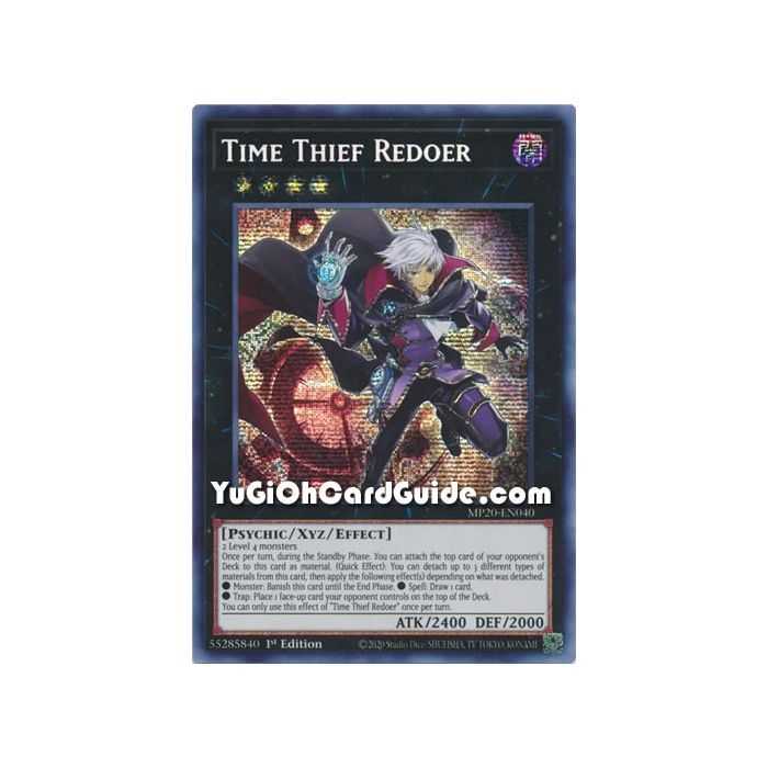 Time Thief Redoer (Prismatic Secret Rare) – 2020 Tin of Lost Memories | Carta YUGIOH en México