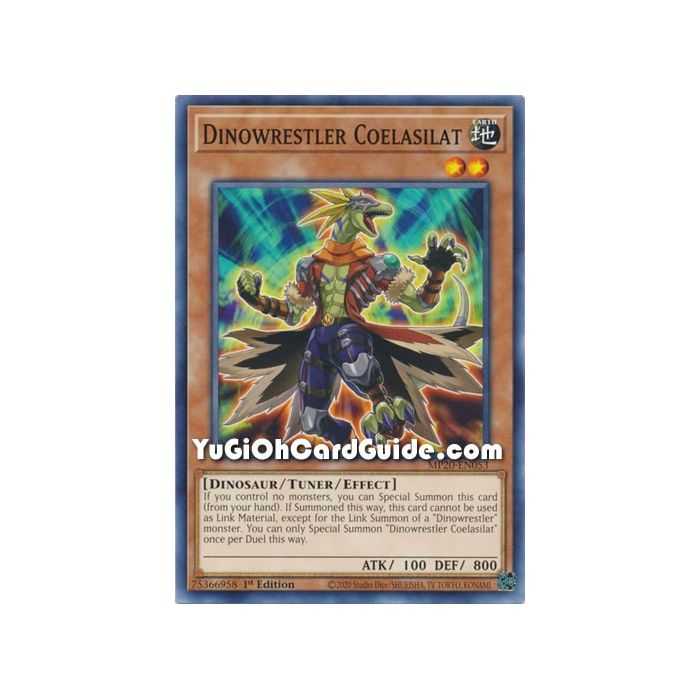 Dinowrestler Coelasilat (Common) – 2020 Tin of Lost Memories | Carta YUGIOH en México
