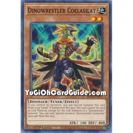 Dinowrestler Coelasilat (Common) – 2020 Tin of Lost Memories | Carta YUGIOH en México