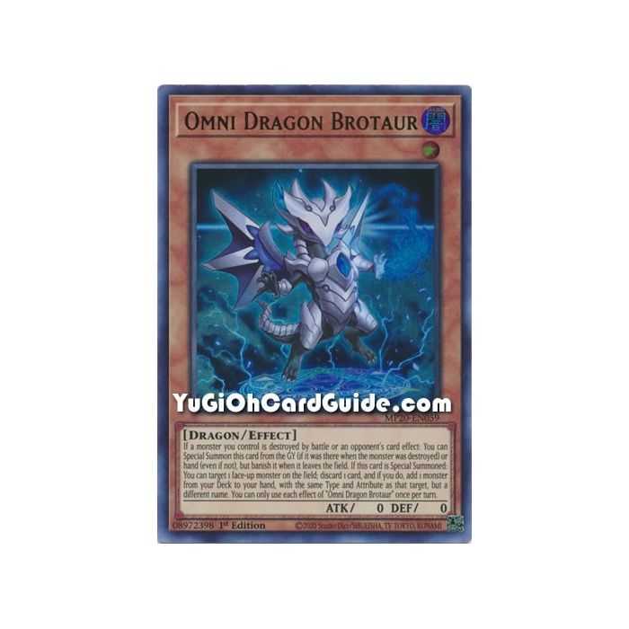 Omni Dragon Brotaur (Ultra Rare) – 2020 Tin of Lost Memories | Carta YUGIOH en México