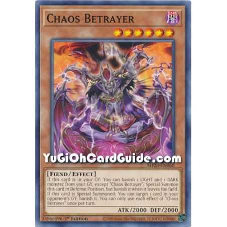 Chaos Betrayer (Common) – 2020 Tin of Lost Memories | Carta YUGIOH en México