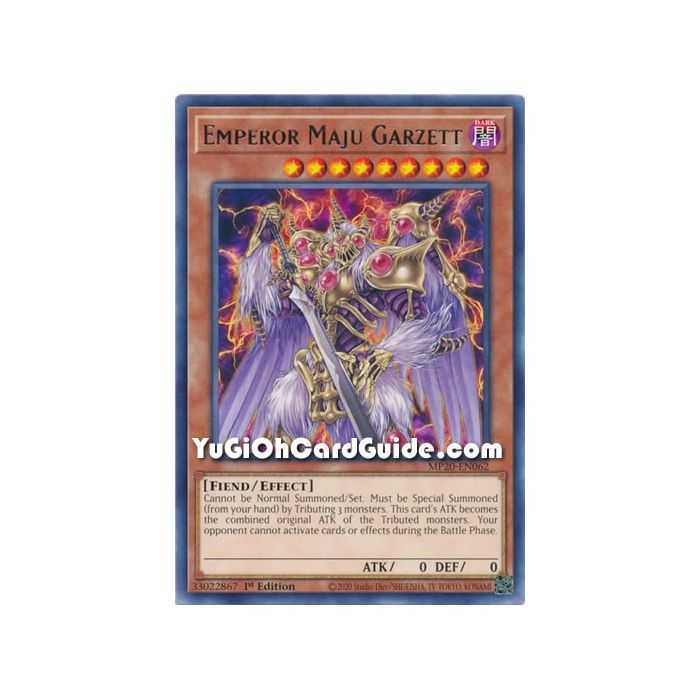 Emperor Maju Garzett – 2020 Tin of Lost Memories | Carta YUGIOH en México