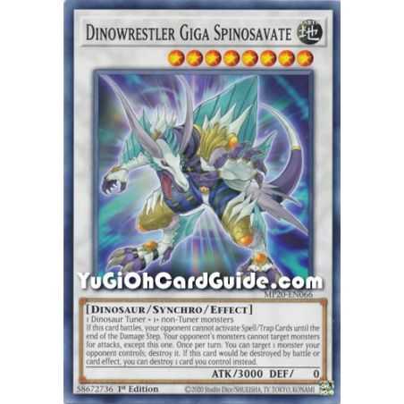 Dinowrestler Giga Spinosavate (Common) – 2020 Tin of Lost Memories | Carta YUGIOH en México