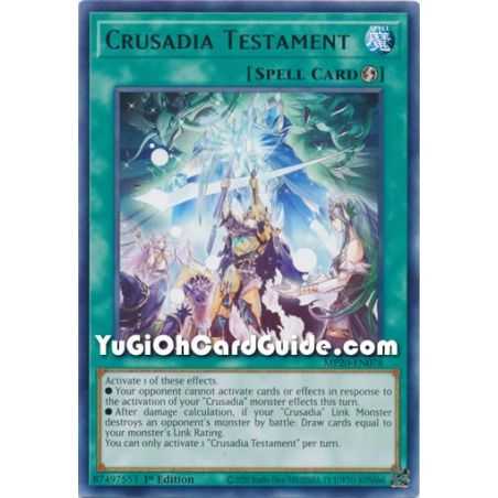 Crusadia Testament (Rare) – 2020 Tin of Lost Memories | Carta YUGIOH en México