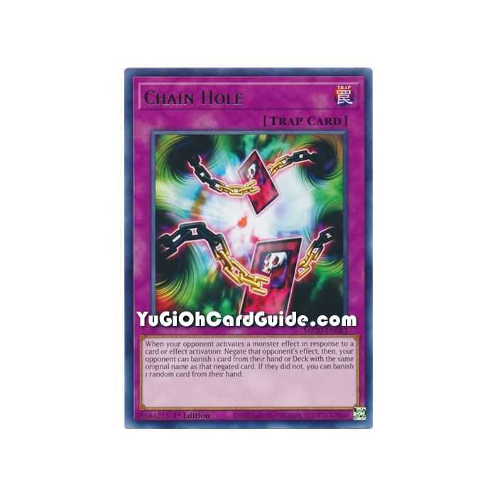Chain Hole (Rare) – 2020 Tin of Lost Memories | Carta YUGIOH en México
