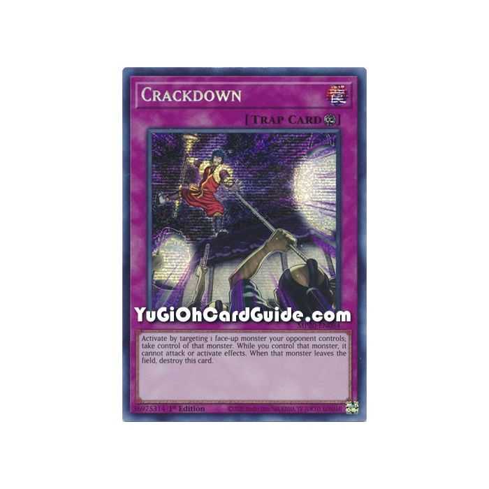 Crackdown (Secret Rare) – 2020 Tin of Lost Memories | Carta YUGIOH en México