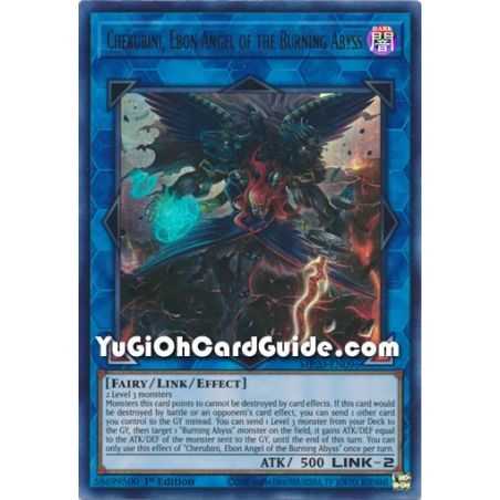 Cherubini, Ebon Angel of the Burning Abyss (Ultra Rare) – 2020 Tin of Lost Memories | Carta YUGIOH en México