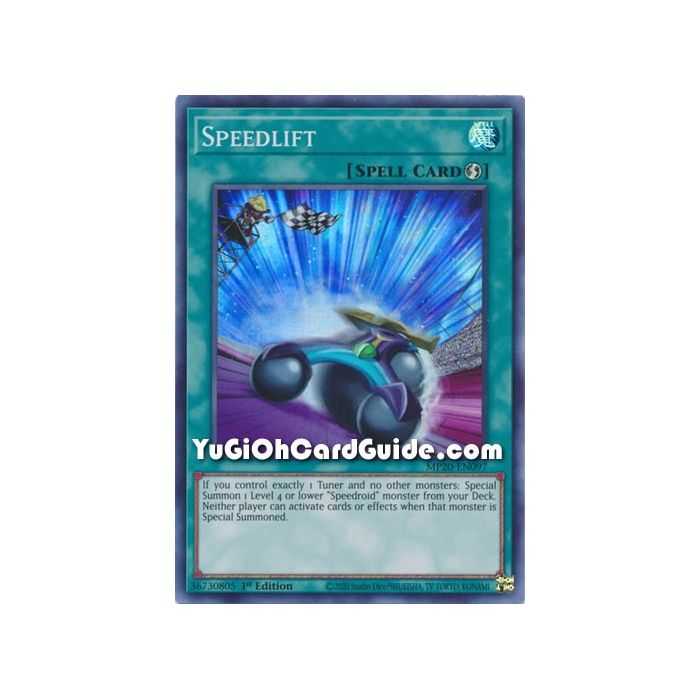 Speedlift (Super Rare) – 2020 Tin of Lost Memories | Carta YUGIOH en México