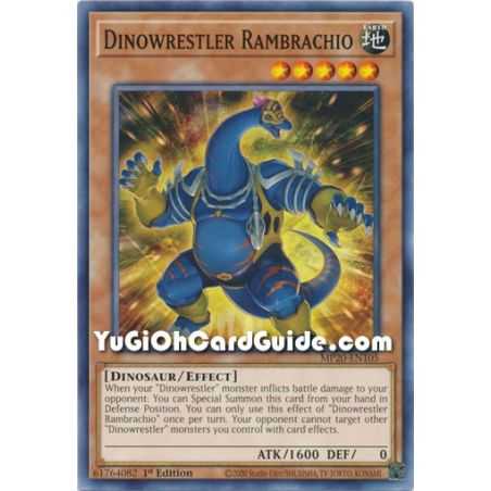 Dinowrestler Rambrachio – 2020 Tin of Lost Memories | Carta YUGIOH en México