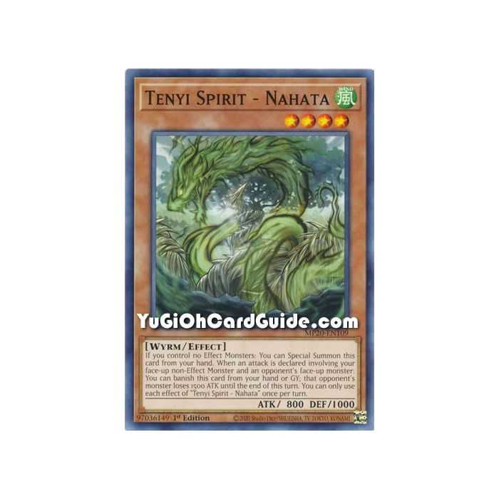 Tenyi Spirit - Nahata (Common) – 2020 Tin of Lost Memories | Carta YUGIOH en México