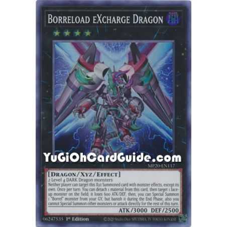 Borreload eXcharge Dragon (Super Rare) – 2020 Tin of Lost Memories | Carta YUGIOH en México