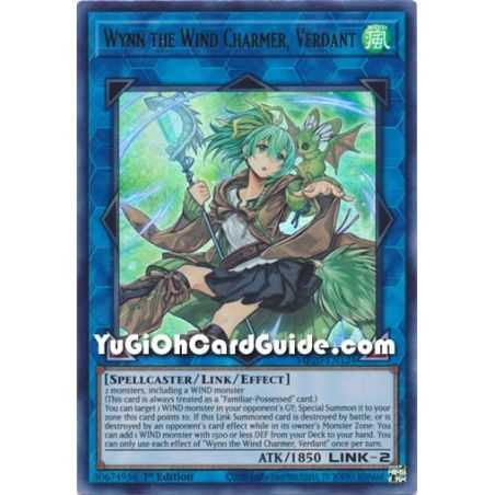 Wynn the Wind Charmer, Verdant (Ultra Rare) – 2020 Tin of Lost Memories | Carta YUGIOH en México
