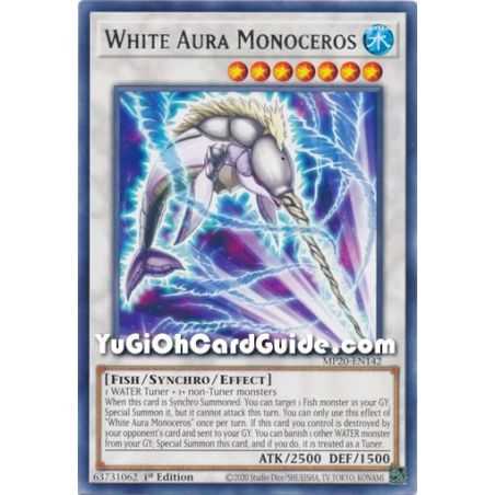 White Aura Monoceros (Rare) – 2020 Tin of Lost Memories | Carta YUGIOH en México