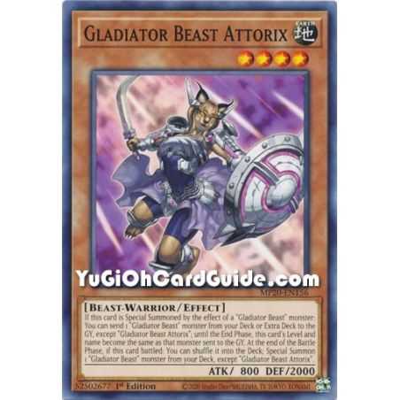 Gladiator Beast Attorix (Common) – 2020 Tin of Lost Memories | Carta YUGIOH en México