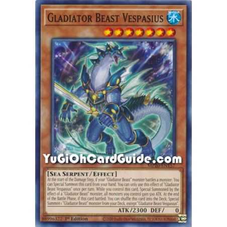 Gladiator Beast Vespasius – 2020 Tin of Lost Memories | Carta YUGIOH en México