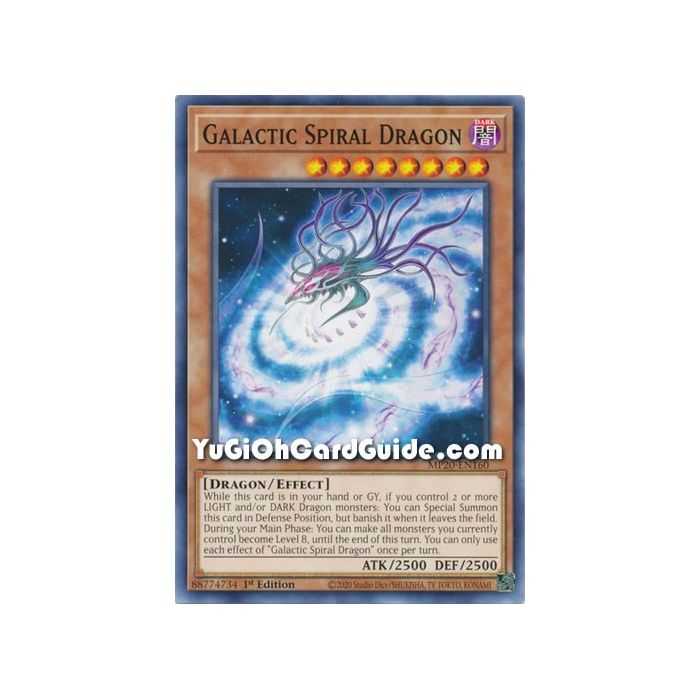 Galactic Spiral Dragon (Common) – 2020 Tin of Lost Memories | Carta YUGIOH en México