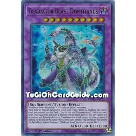 Gladiator Beast Domitianus (Ultra Rare) – 2020 Tin of Lost Memories | Carta YUGIOH en México