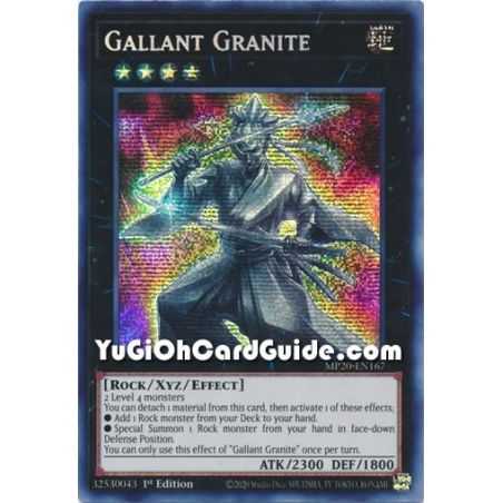 Gallant Granite (Secret Rare) – 2020 Tin of Lost Memories | Carta YUGIOH en México