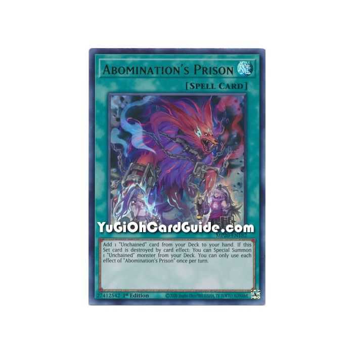 Abomination's Prison (Ultra Rare) – 2020 Tin of Lost Memories | Carta YUGIOH en México