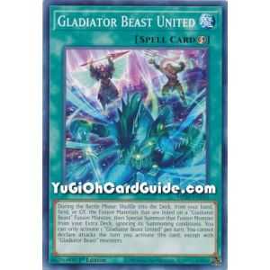 Gladiator Beast United (Common) – 2020 Tin of Lost Memories | Carta YUGIOH en México