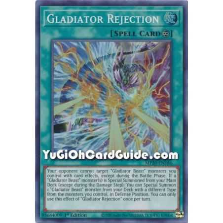 Gladiator Rejection – 2020 Tin of Lost Memories | Carta YUGIOH en México